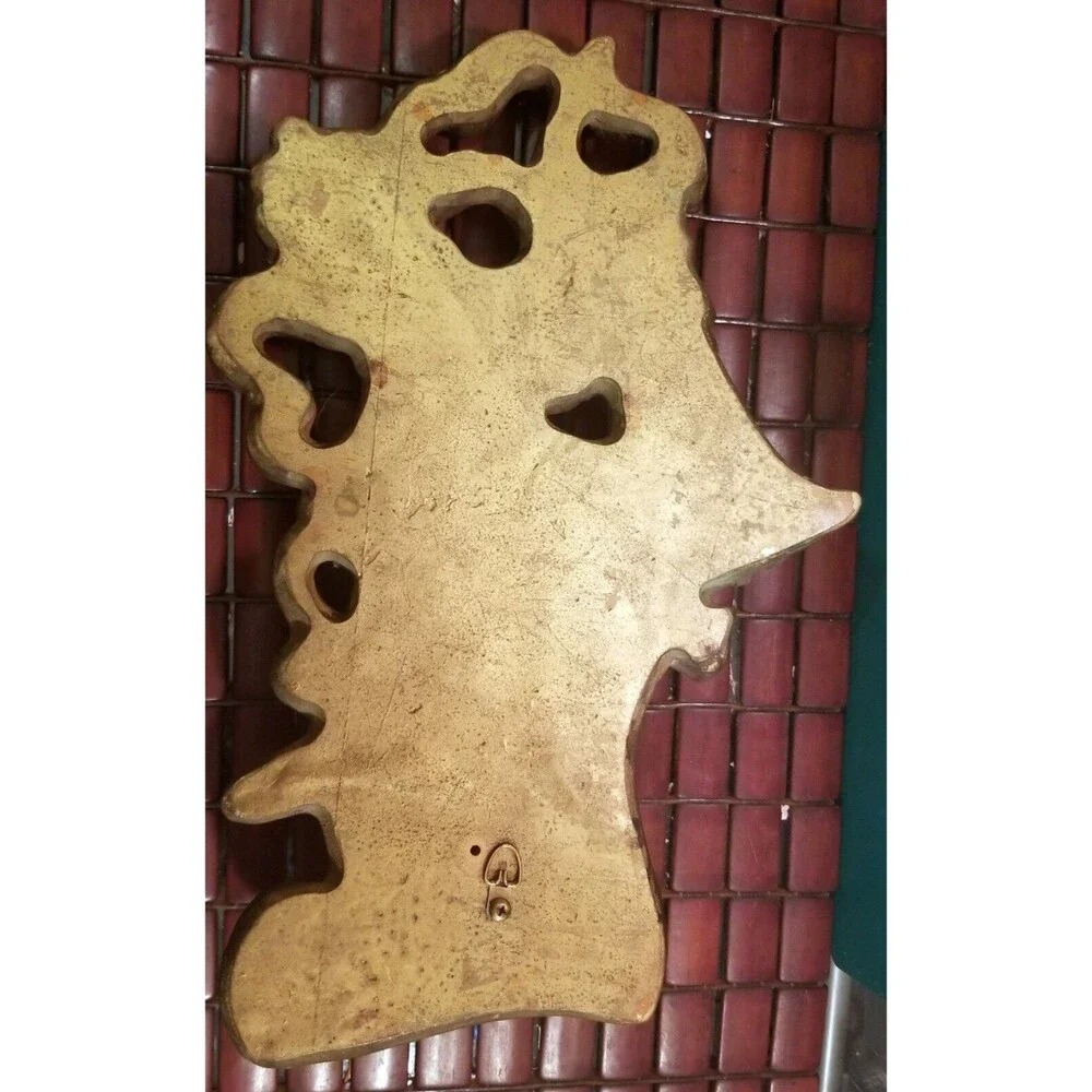 1968 Violin & Sheet Music 3D Wall Sculpture Universal Statuary Corp Resin